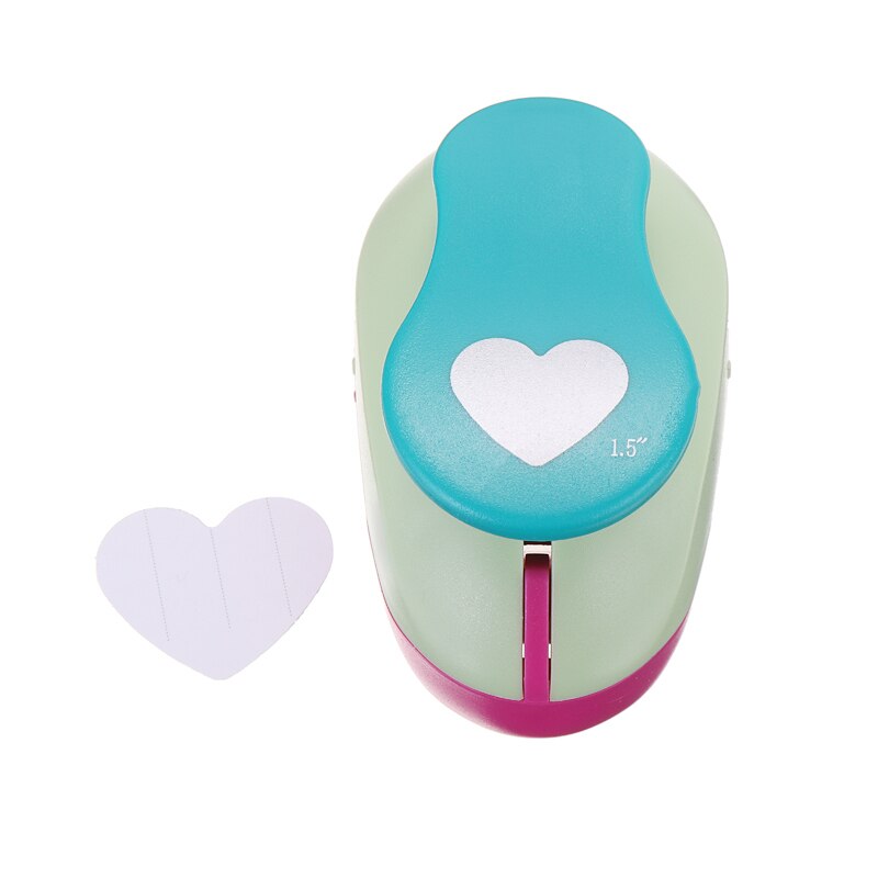 1.5" 3.8cm Mini Heart Shaped Paper Punch Scrapbooking Punches Craft Punch Hole Paper Cutting DIY Card Handmade
