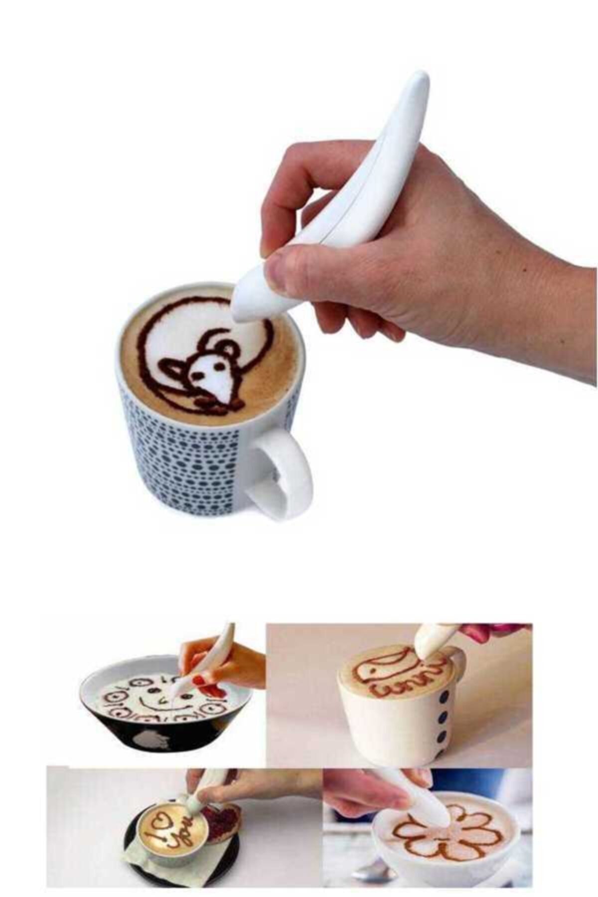Coffee and Cake Decorating Pen Latte Art