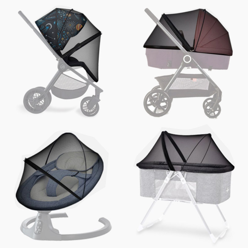 Kinderwagen-Moskitonetz für Cybex Mios 2/3 Melio 2/3/Kohlenstoff/Profi Priam 2/3/4 Platin E-Priam Eezy S S+2 /Twist Coya Buggy Tragetasche