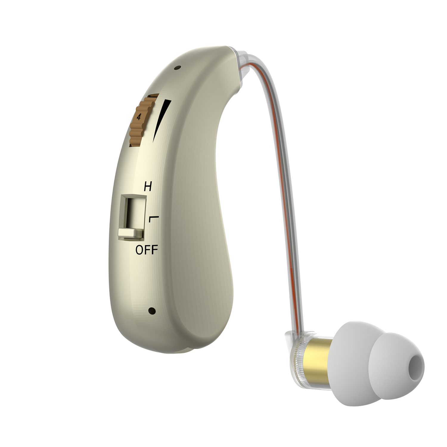 Aparelho auditivo recarregável mini tom ajustável 2025 melhor amplificador de som portátil surdo idosos bte aparelhos auditivos: 4