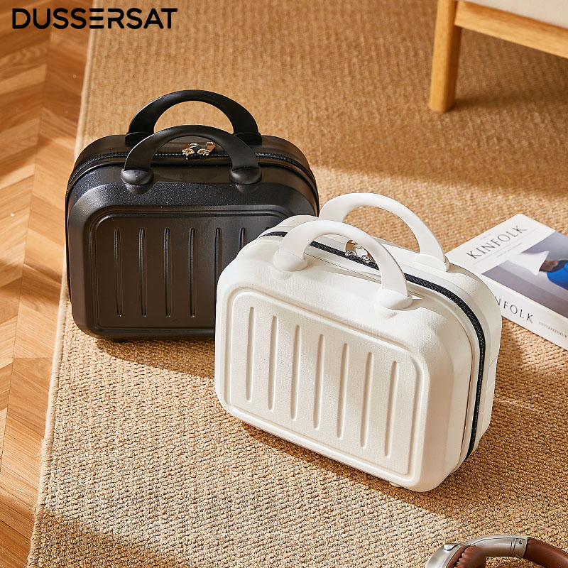 14-Inch Women's Makeup Carry-On Suitcase - Small Cabin Cosmetic Bag Hand Storage Mini Luggage for Short Trip Travel Luggage