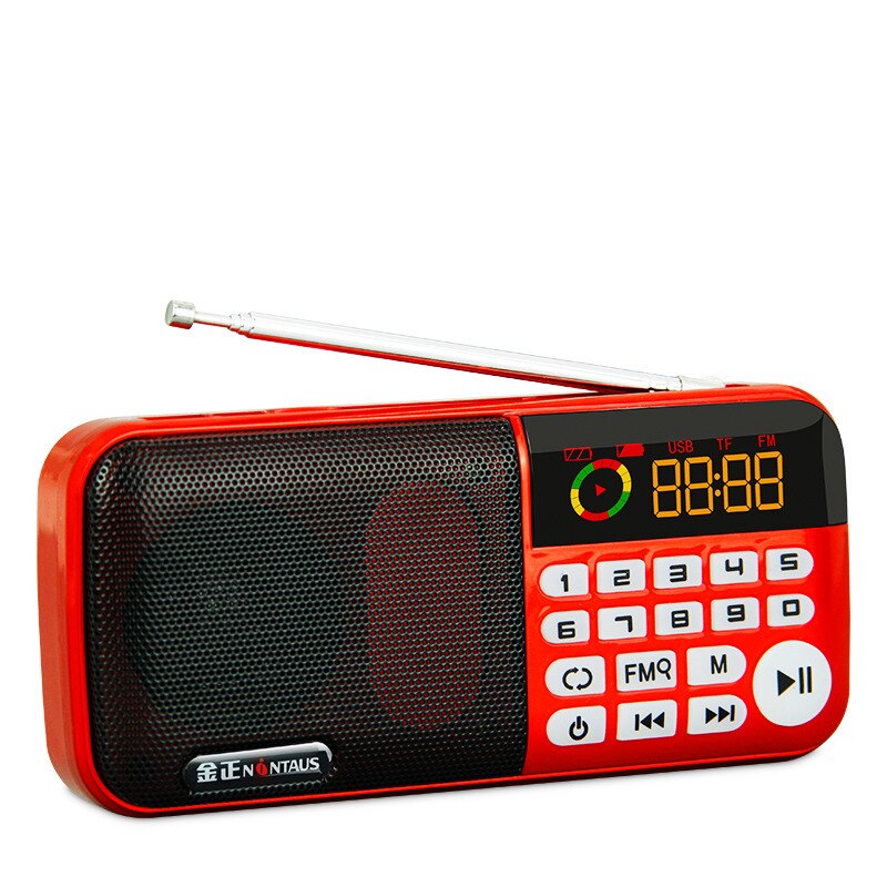 Jinzheng S97 Drie Elektrische Radio MP3 Oude Man Mini Audio Card Luidspreker Draagbare Muziekspeler: Default Title