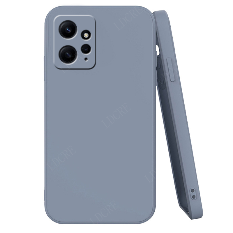 För xiaomi redmi note 12 skal 12 stötsäkert skal, flytande silikon, mjukt fodral, redmi note 12 4g