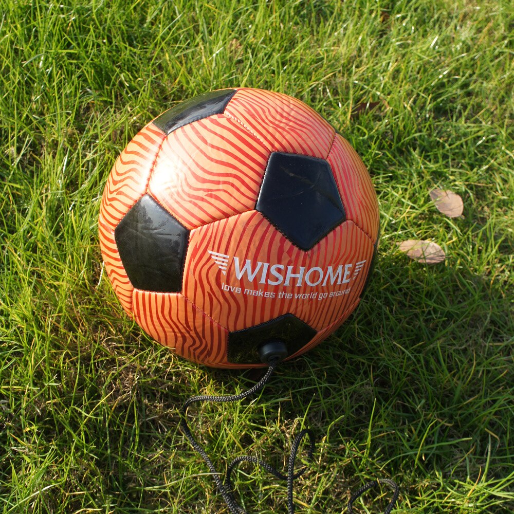 WISHOME Children Training Football Soccer Solo Trainer Kick Practice Training Futbol with Belt for Dribbling Sport Equipment