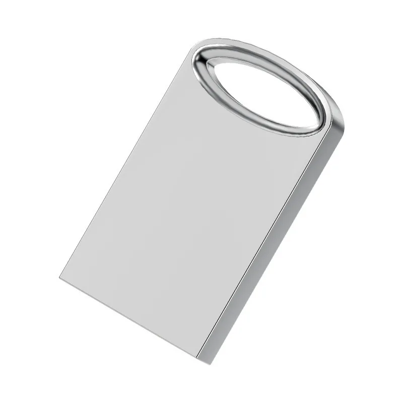 Mini gelb Metall USB-Flash-Laufwerk 8g 16g Pen-Laufwerk 32GB Hochgeschwindigkeits-Memory-Stick u Disk 64g Pen drive 2,0 Memoria USB neuen Geschenks chl üssel: Silber / 8GB