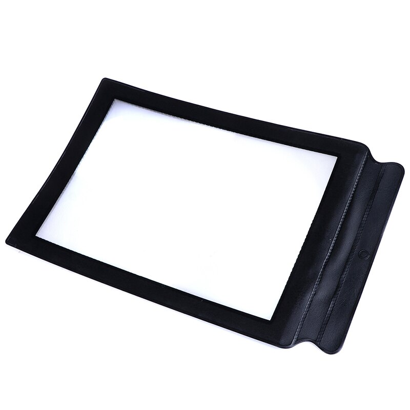 1pc A4 grande feuille loupe verre aide à la lecture lentille pour lire des fournitures à la maison