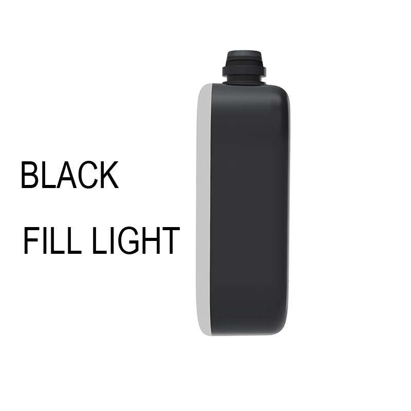 YUNAO A21 Handheld gimbal selfie stick support remote control Rechargeable bluetooth selfie stick tripod for phone selfie: Fill light - black