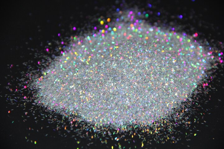 Holo barre argent paillettes rayures paillettes