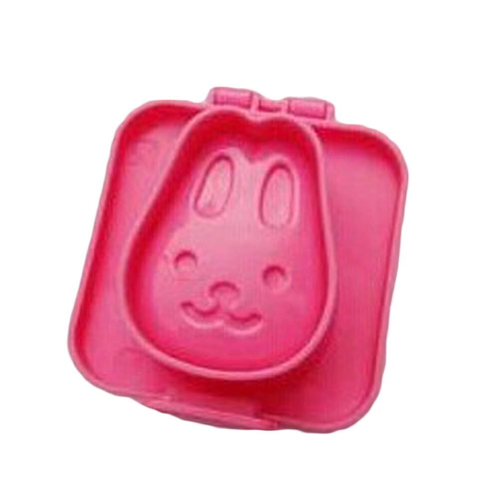 1Pcs Gekochtes Ei Form Niedliche Cartoon 3D Ei Ring Form Bento Maker Cutter Dekorieren Ei Werkzeug: Rabbit