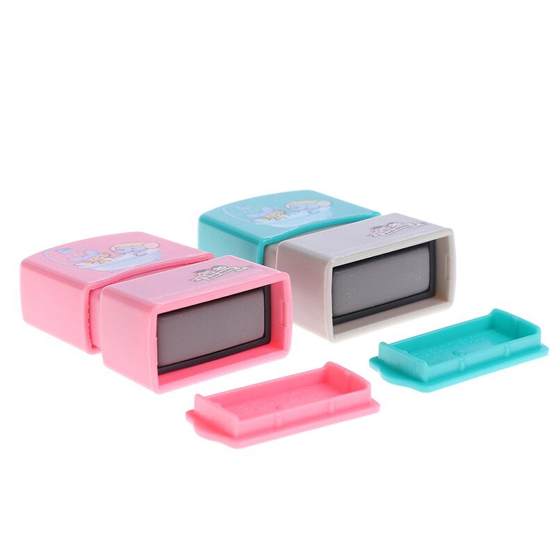 Baby Name Stamp DIY For Children Name Seal Student Clothes Chapter Not Easy To Fade Security Name Stamp Carve Patterns Yourself