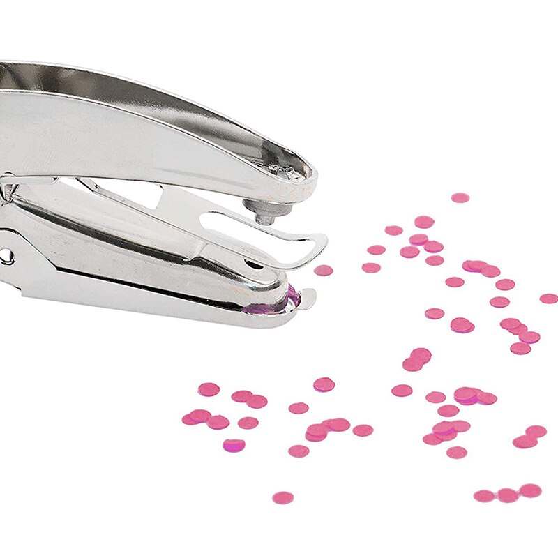 2 Grote Ronde Gaten + Medium Ronde Gaten Metalen Enkele Hand Perforator Hand-Held Punch Machine Handleiding Enkele gat