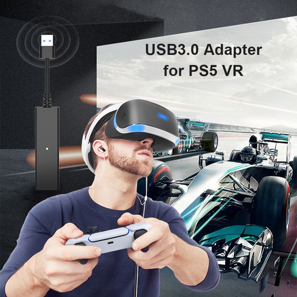 For PS5 VR Cable Adapter USB3.0 AL-P5033 Game Console Mini Camera Connector For PS5 Game Console PS5 Adapter Games Accessories
