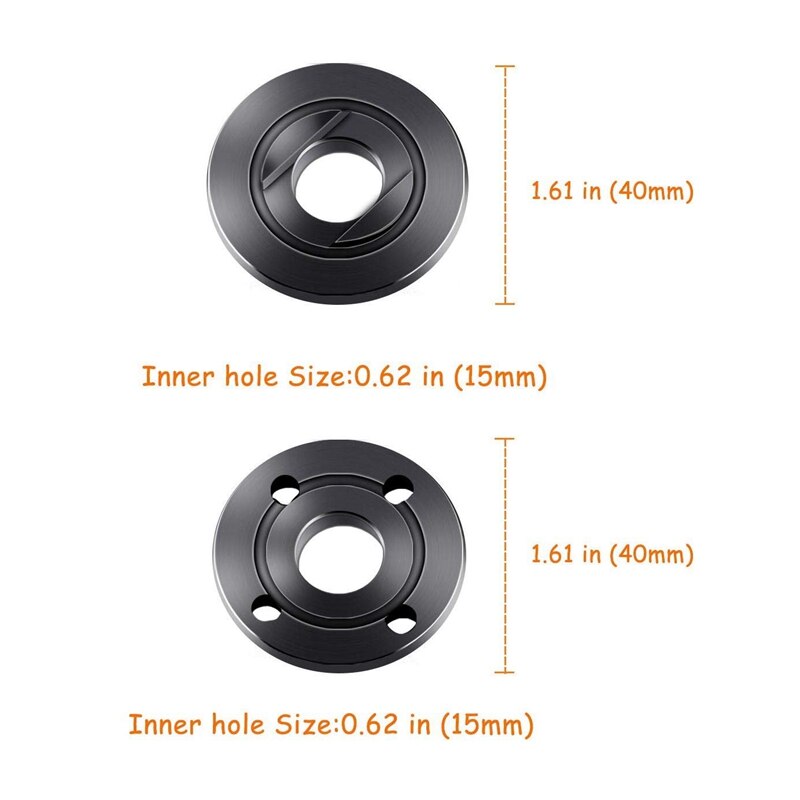 Grinder Flange Angle Wrench Spanner Metal Lock Nut for Dewalt Milwaukee Makita 193465-4 Black &amp; Decker Ryobi 4.5 inch 5 in
