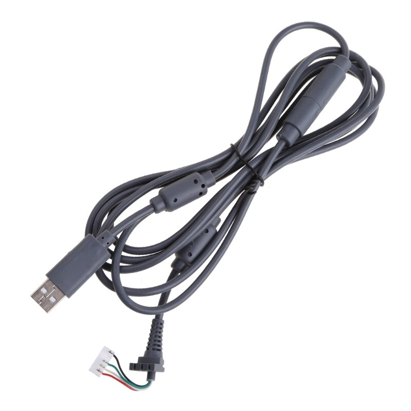 4 Pin Wired Controller Interface Cable With W/ USB Breakaway For XBOX-360: Gray