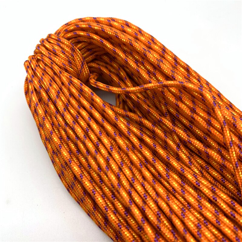 10 yards/Lot 3mm Koord Touw Parachute Lanyard Touw Voor Klimmen Camping Survival Apparatuur Paracord Armband Masker Lanyards: Violet