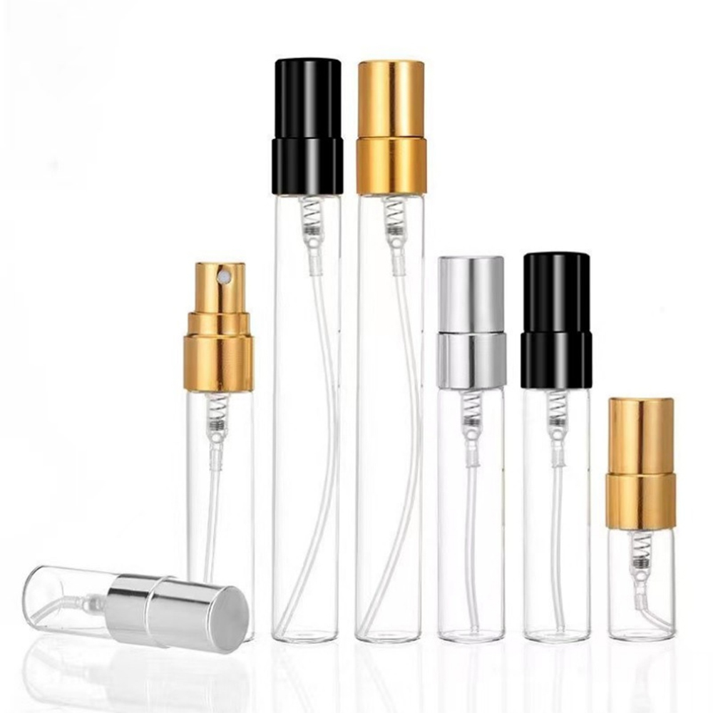30/50 stuks 100 stuks 2ml/3ml/5ml/10ml glazen navulbare parfumflesjes lege sprayflesjes verstuiver parfumflesjes metalen sprayfles
