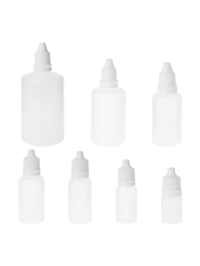 50 Stuks 5Ml/10Ml/15Ml/20Ml/30Ml/50Ml Lege plastic Squeezable Dropper Flessen Eye Liquid Dropper Hervulbare Flessen