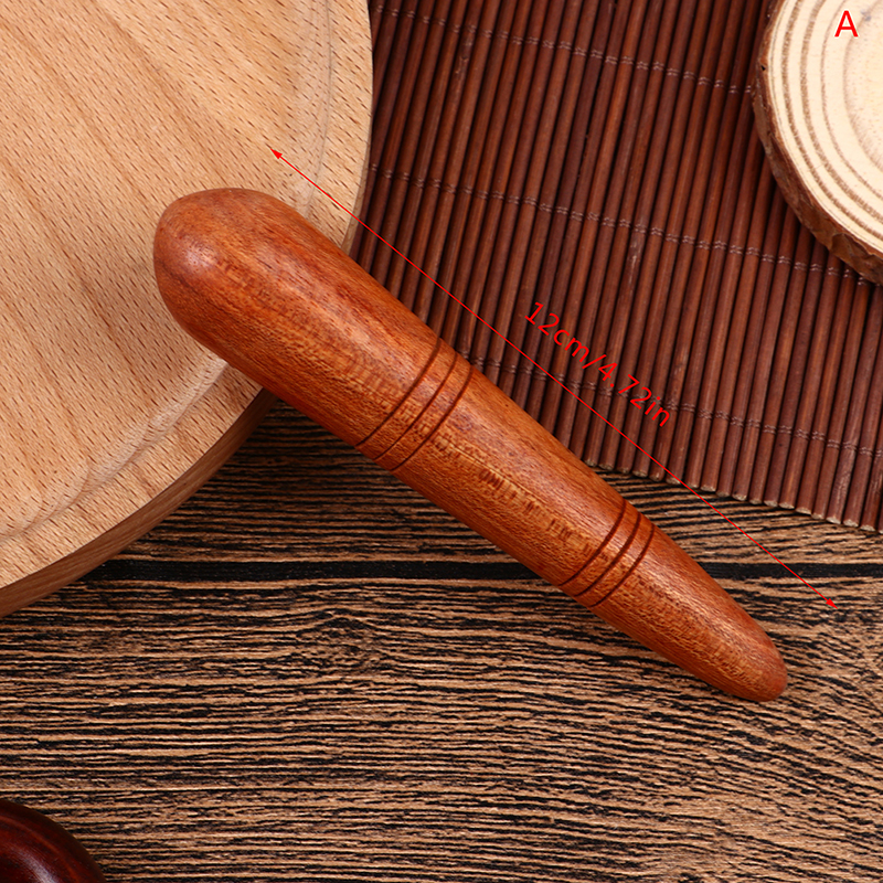 1 Stuks Voet Lichaamsmassage Houten Stok Acupunctuur Voetreflexologie Massageapparaat Verlichten Spierpijn Ontspannend Hulpmiddel: Violet