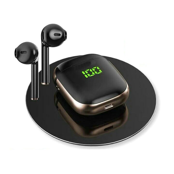 TWS-WK60 5.0 Bluetooth Headset Met Draadloze Opladen Met Lcd-scherm Opladen Box Ondersteuning Draadloos Opladen Voor Ios Android: Goud