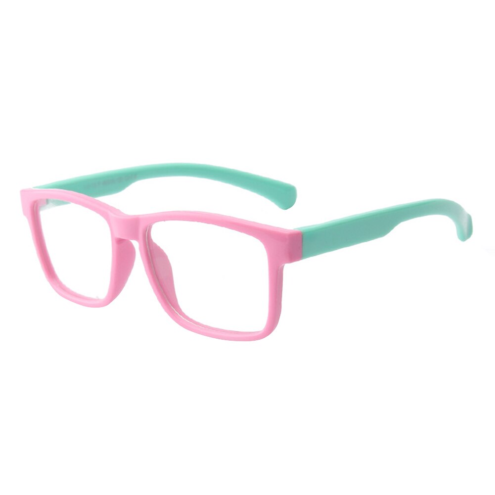 Gafas antiluz azul para niños y niñas, lentes transparentes de ordenador, gafas ultravioleta: B