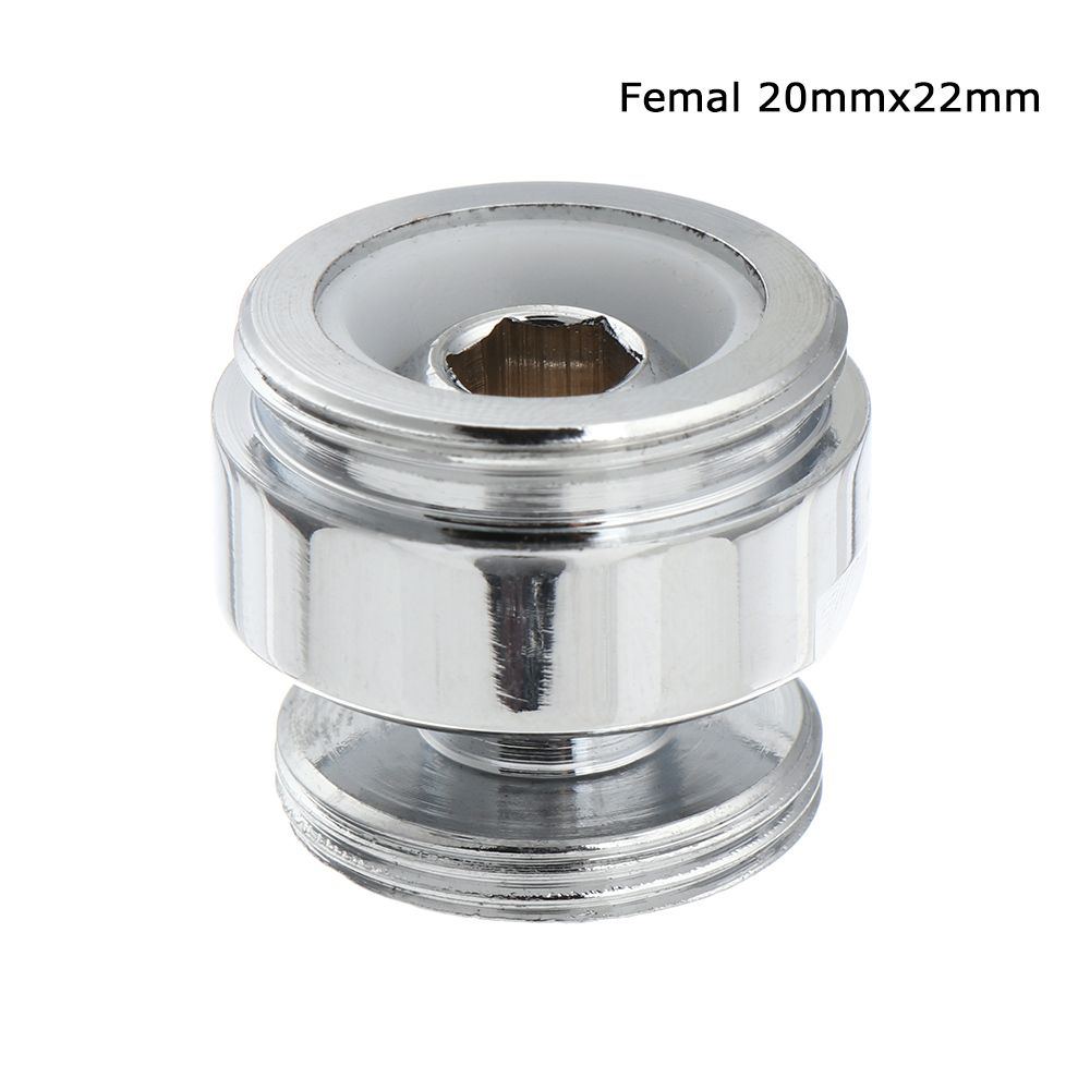 Faucet Fittings Stainless Steel Tap Aerator Connector 360 Degree Adjustable Faucet Adapter Swivel Aerator Adapter: Burgundy