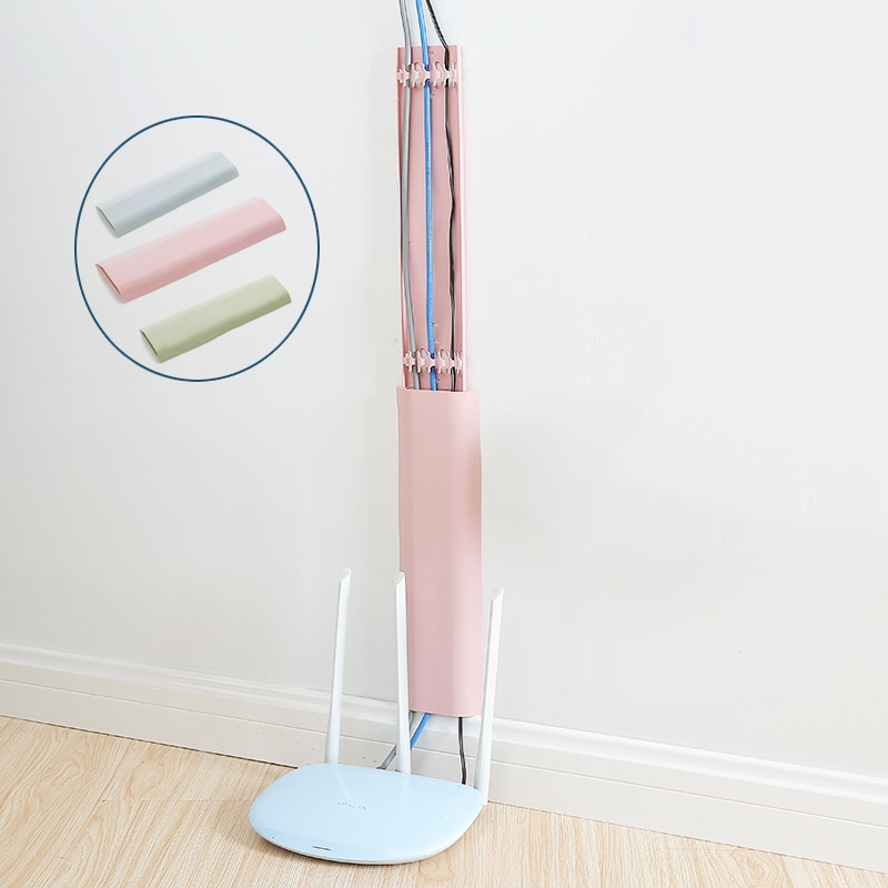 Wire Cover Nail Free Wire Storage Organizer Wall Network Cable Routing Device Tv Cable Cover Trough Invisible Shielding Power