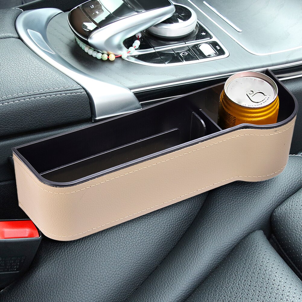 1PCs Car Organizer PU Leather Storage Car Seat Slit Gap Case Storage Slot Box Filler Universal Multifunctional