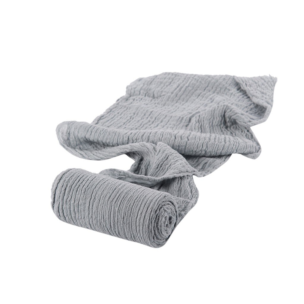 Nyfødt fotografering babyfotografering elastisk wrap rekvisit outfits børns jakkesæt tøj детский костюм новый  #y5: Grå