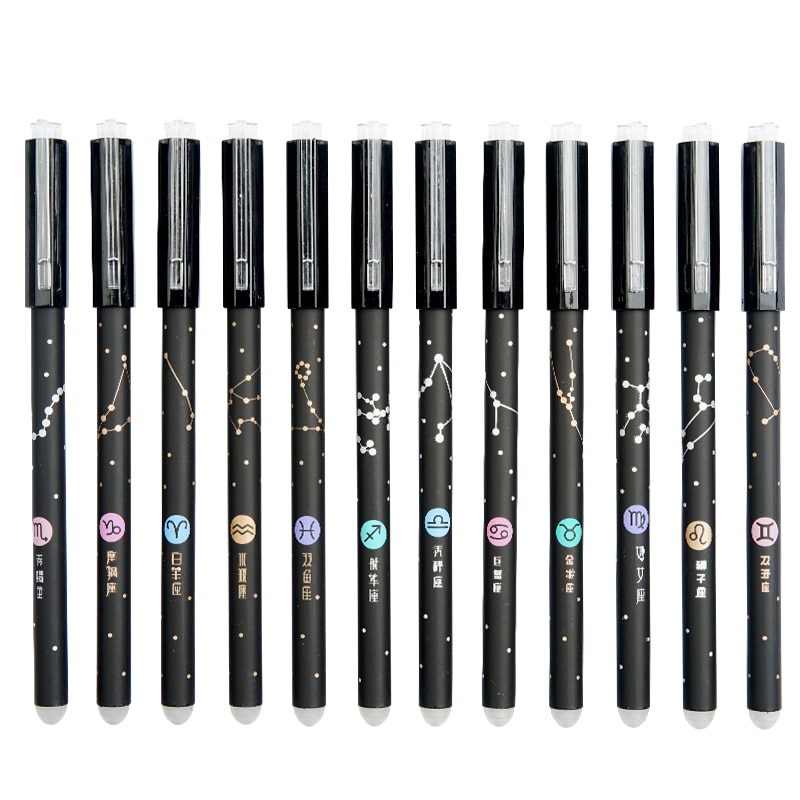 3Stck Löschbaren Stift, Neuheit 0,5mm sternenklar stift neutral Stifte für Schule Mädchen Schreiben Büro Liefert Schreibwaren