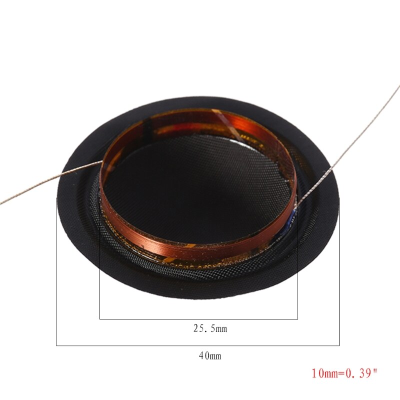 Tweeter à bobine vocale, 20mm 25.4mm, 1 pouce, Membrane en soie, haut Tweeter à bobine vocale, 20mm 25.4mm, 1 pouce, Membrane en soie, haut