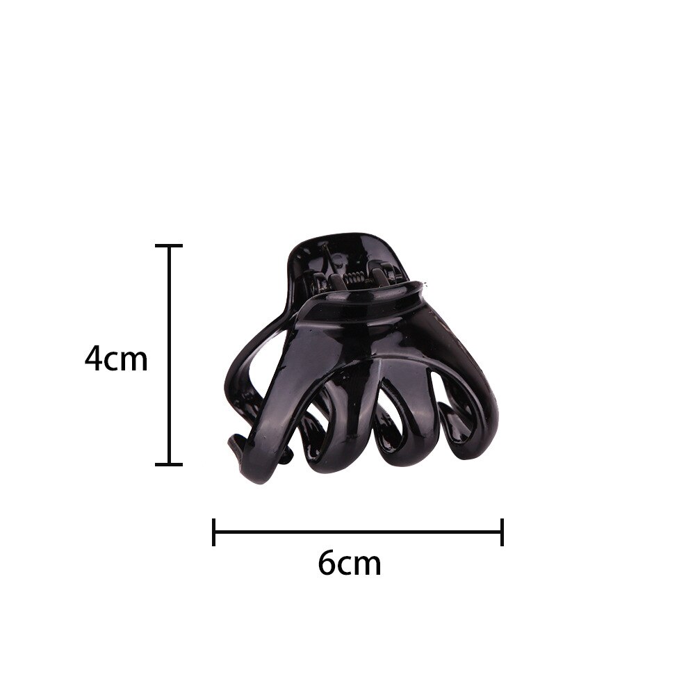 Pinza de pulpo para el pelo para mujer, pinza de plástico sólida a la para mujer, herramientas de estilismo, pinza para el pelo, accesorios para el cabello