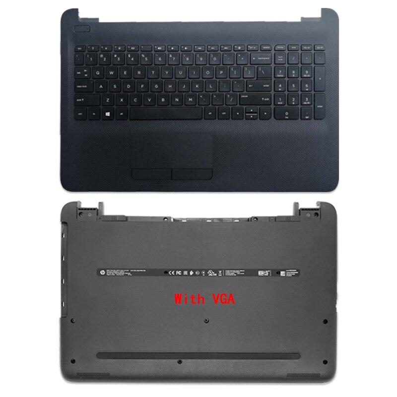 Case For HP 250 255 256 G4 G5 15-AC 15-AY 15-AF Laptop LCD Back Cover/Front bezel/LCD Hinges/Palmrest/Bottom Case 900263-001