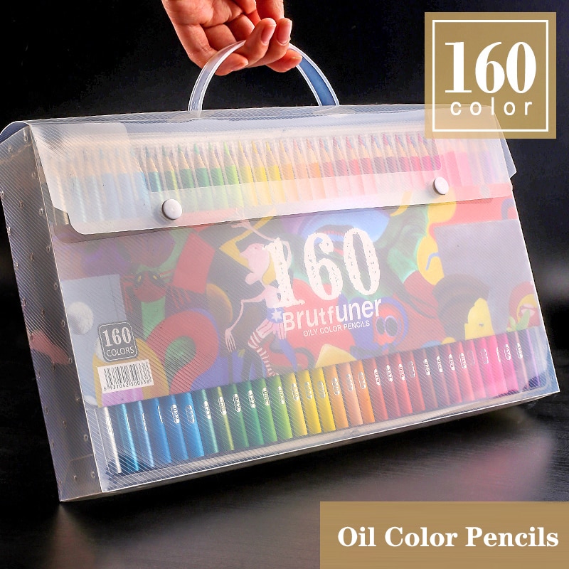120/160 Colors Wood Colored Pencils Set Lapis De Cor Artist Painting Oil Color Pencil For School Drawing Sketch Art Supplies