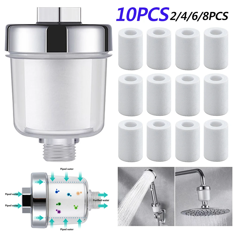 Kit purificador de salida de agua, filtro Universal para grifo, cocina, baño, filtro de ducha, sistema de filtración de baño transparente para el hogar