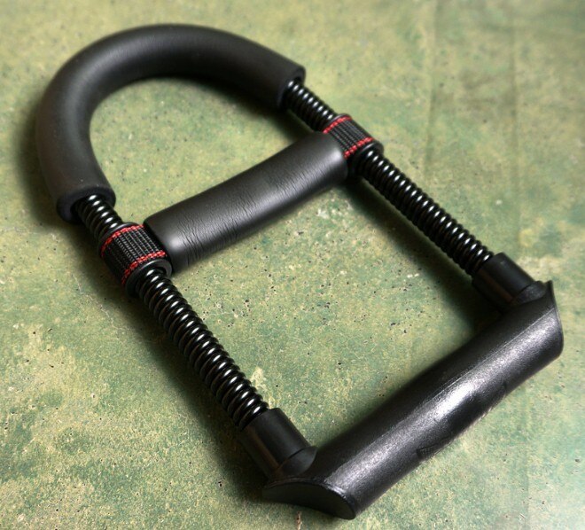 Verstelbare Power Pols Pols Kracht polsapparaat Pols sporter: Black