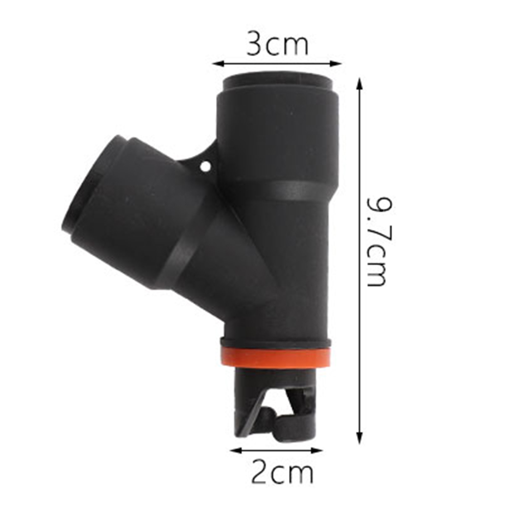 Kunststoff-Luft ventil adapter Pumpe Doppel ansaug adapter zum Kajakfahren Ruderboot zubehör zum Driften von Sensor werkzeugen