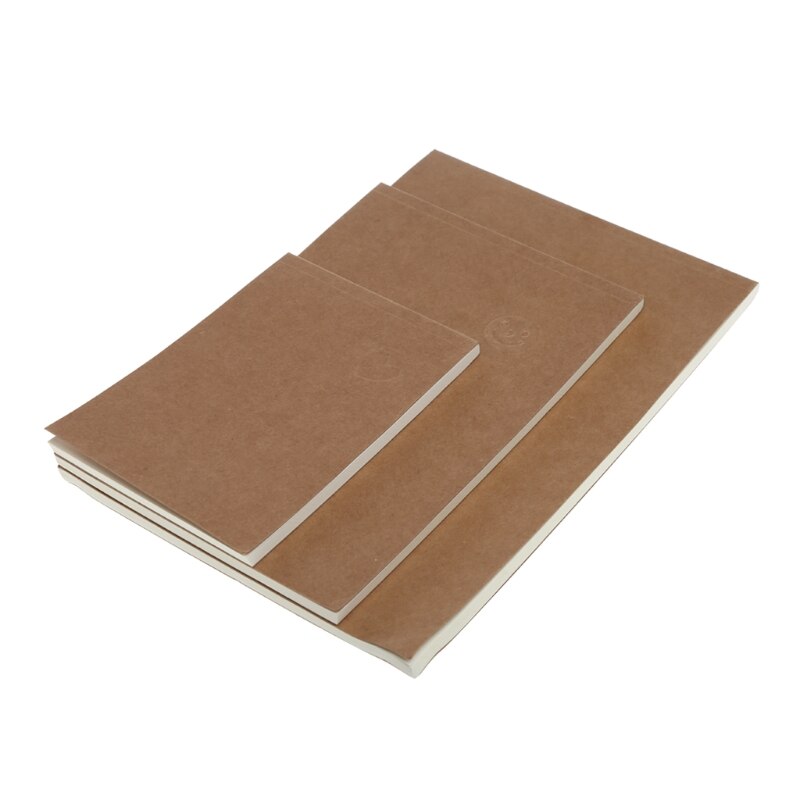 Vintage Retro Kraft Paper Notebook Blank Notepad Book Journal Notebook Diary