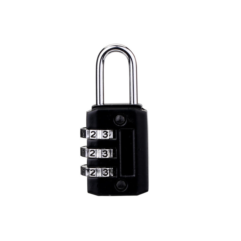 80*40*14mm Heavy Duty 4 Dial Digit Combination Lock Weatherproof Security Padlock Outdoor Gym Safely Code Lock Black Four Models