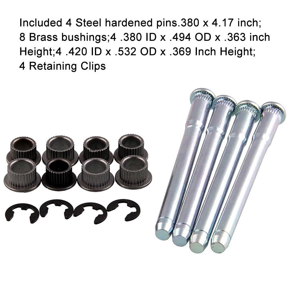 Autodeur reparatie scharnierbus kit voor chevy  s10 pick-up 1994 2004 autodeur scharnierbus kits autodeur scharnierbus