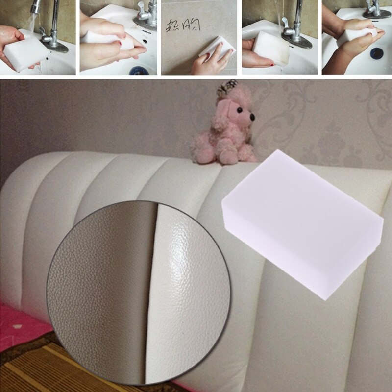 Borrador de esponja mágico de espuma de melamina, almohadilla limpiadora multifuncional para limpieza del hogar,