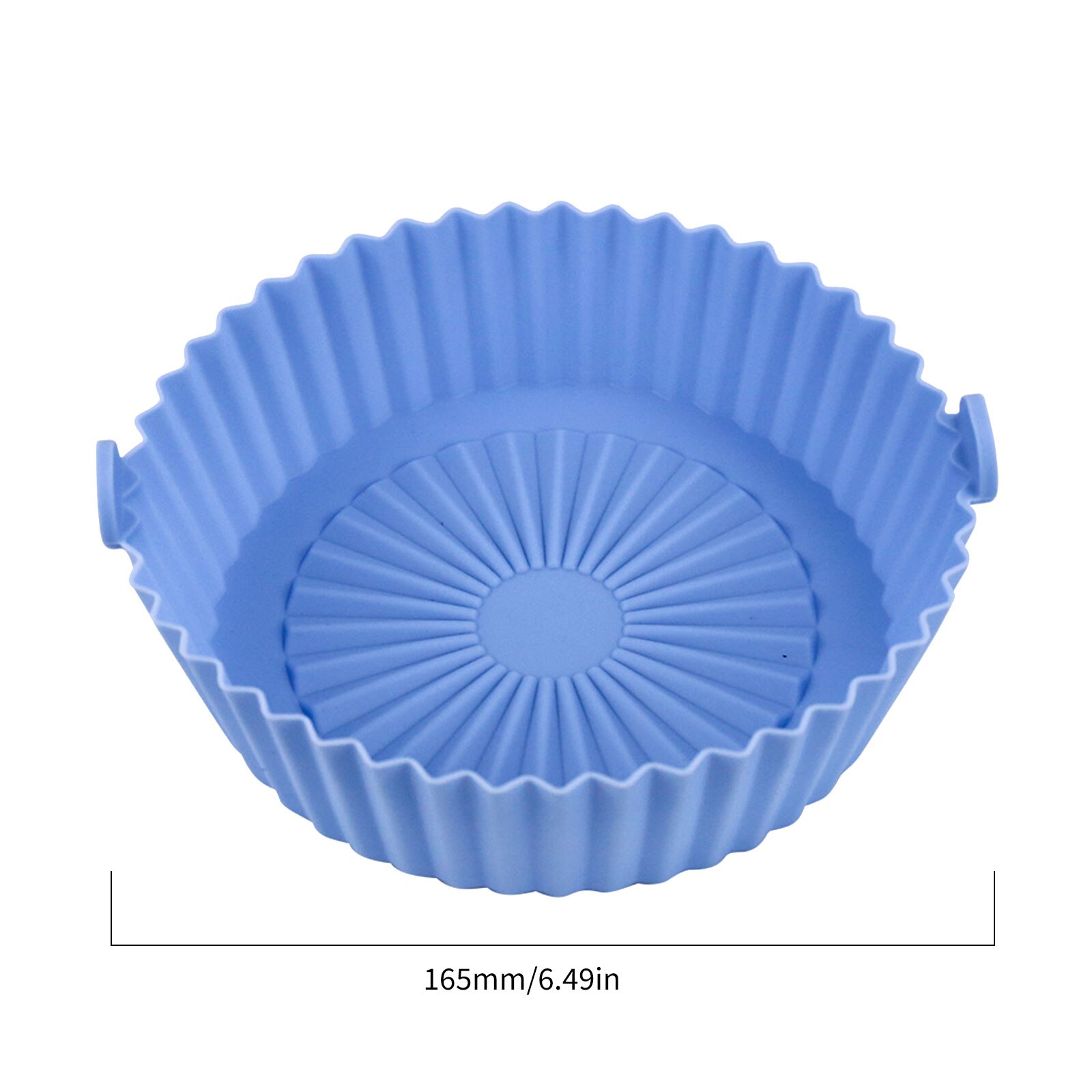 Square Silicone Air Fryer Liner Reusable Air Fryer Basket Non Stick Basket Baking Cooking Kitchen Utensils Airfryer Accessories: blue 16.5x14.5x5cm