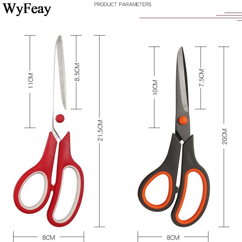 Tijeras de sastre para corte de tela, multiusos, de acero inoxidable, para el hogar y la Oficina, suministros DIY, herramientas para costura