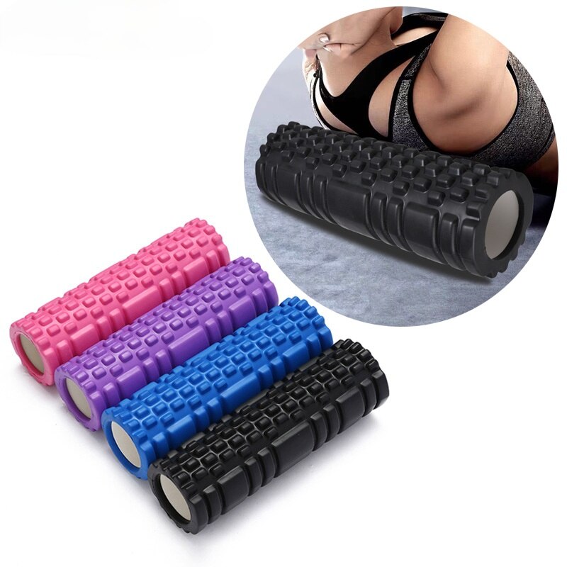 Columna de Yoga hueca de 9,5x30, equipo de Fitness, rodillo de espuma para Pilates, ejercicios de gimnasio, masaje muscular de EVA, rodillo de Relax, ladrillo de Yoga