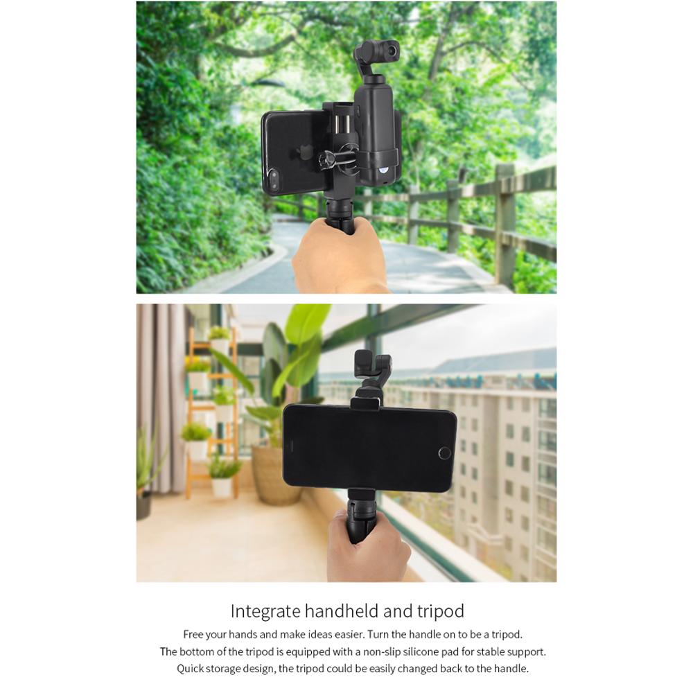 STARTRC FeiYu Tasca Treppiede kit con Alluminio Supporto Del Telefono clip di Accessori di Espansione per FeiYu Tasca Palmare Giunto Cardanico Della Macchina Fotografica