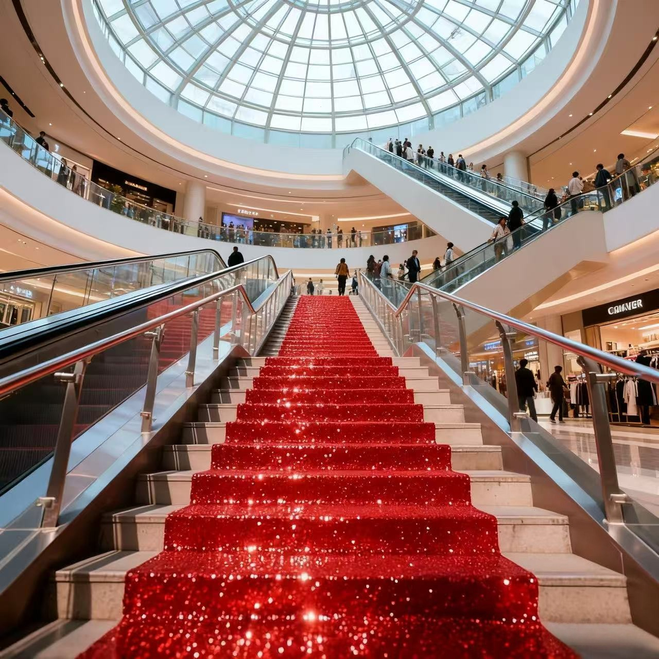 Red Carpet, Suitable for Various Occasions, Stage Carpets, Celebration Ceremonies, Luxury Wedding Carpets, Christmas Carpets