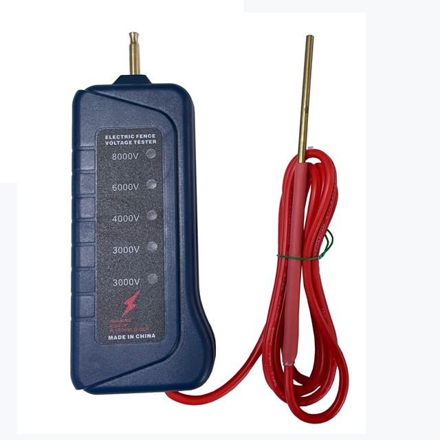 Elektrozaun-Spannungsprüfer für Nutztiere, Garten, Schafe, Pferd, 3000 V-8000 V, LED-Erkennung von Elektrozaun, Fehlerfinder, Voltmeter: Ursprünglich Titel