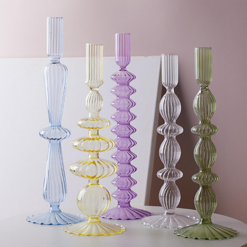 Glas ljusstake heminredning heminredning tillbehör... – Grandado
