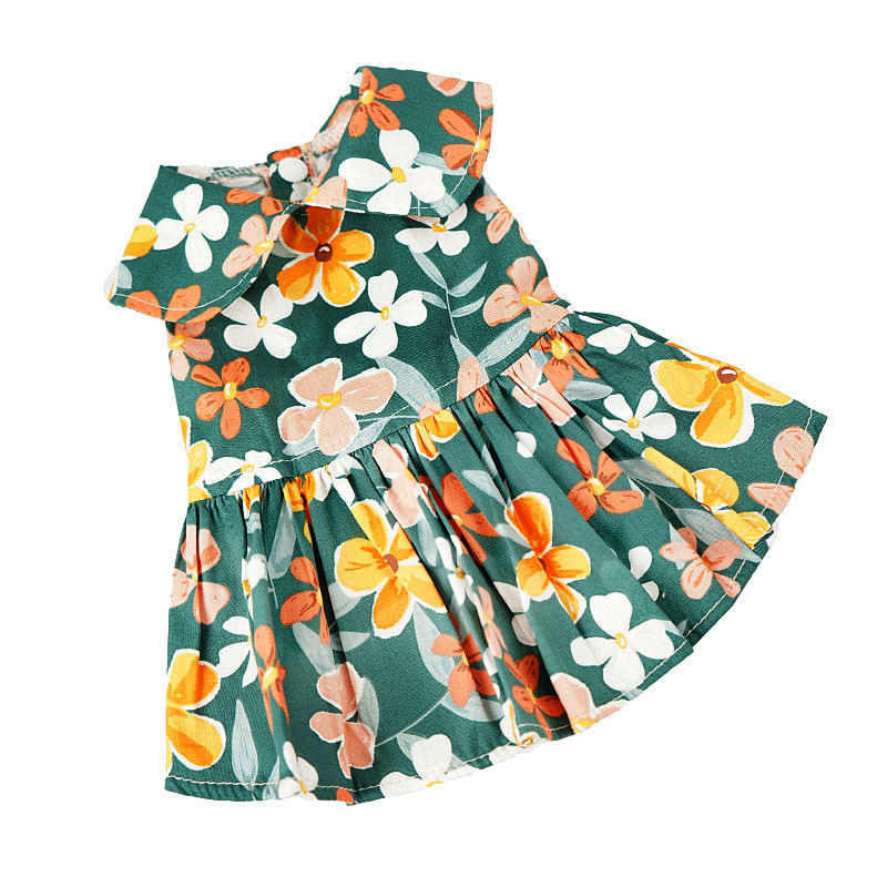 Letnia sukienka dla zwierzaka strój dla szczeniaczka dla małych psów sukienki wizytowe pomorskie maltańskie Shih Tzu sznaucer pudel corgi chihuahua stroje: C / XXL