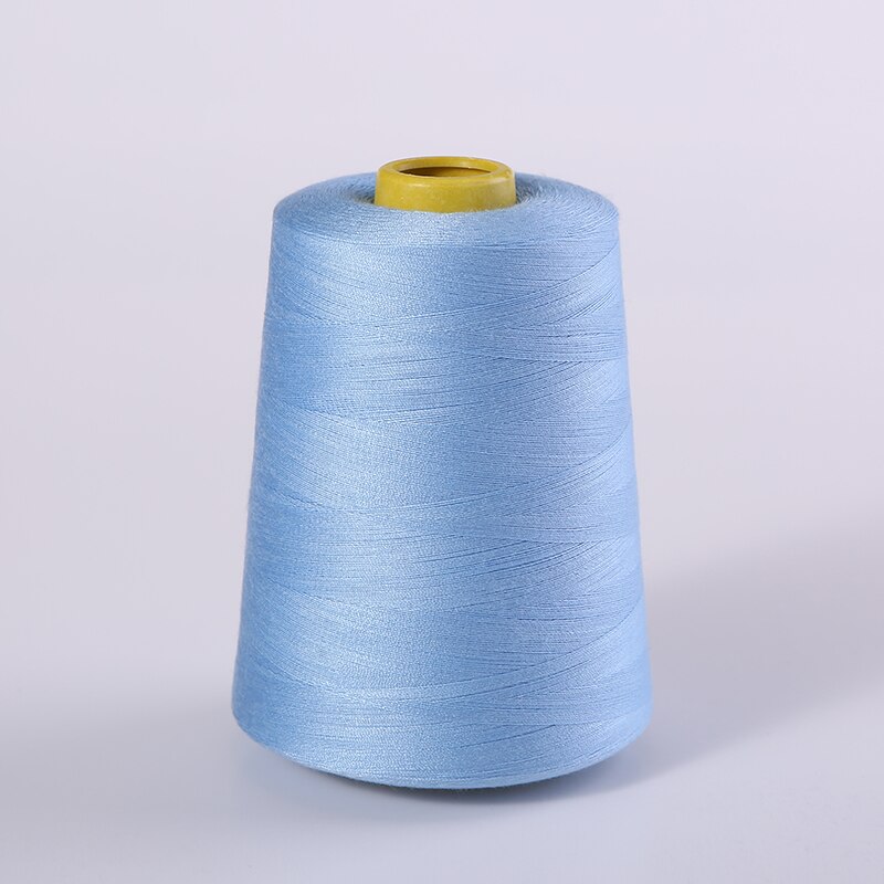 3000 Meter Orange Industrie Overlock-nähmaschine Polyester Thema NäHenne Linie (19/farbe): hell Blau