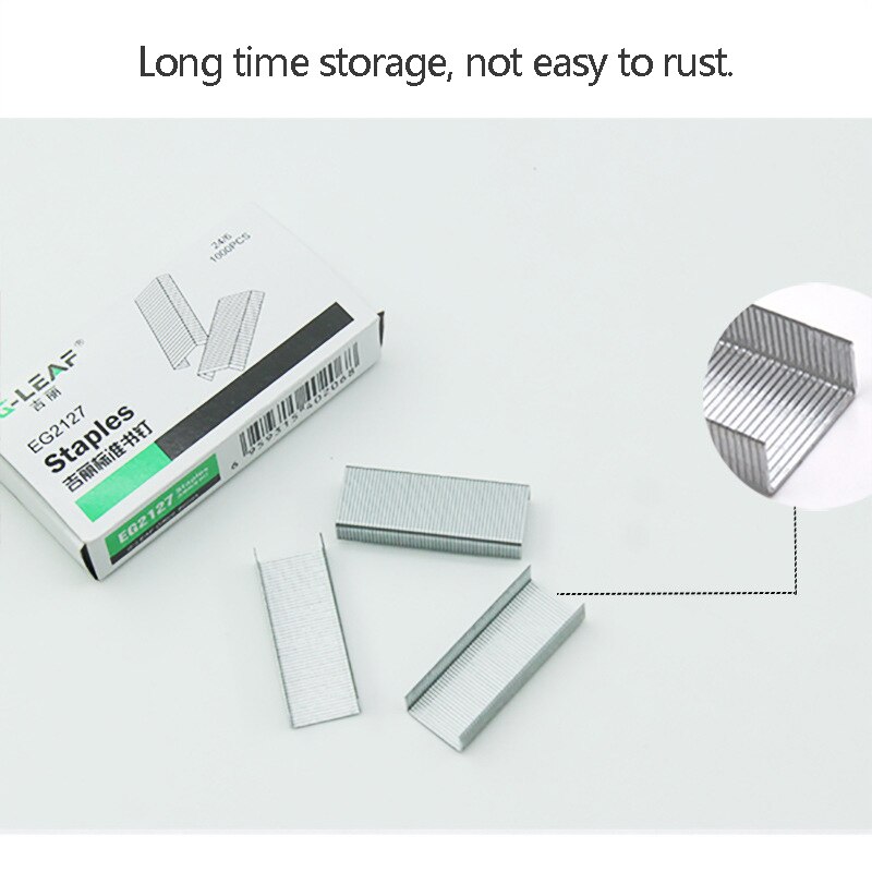 1000 pcs per box 24/6 Staples Stapler pins Stationery Office supplies